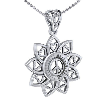 The Flower of Unity Silver Pendant TPD5132 - Jewelry